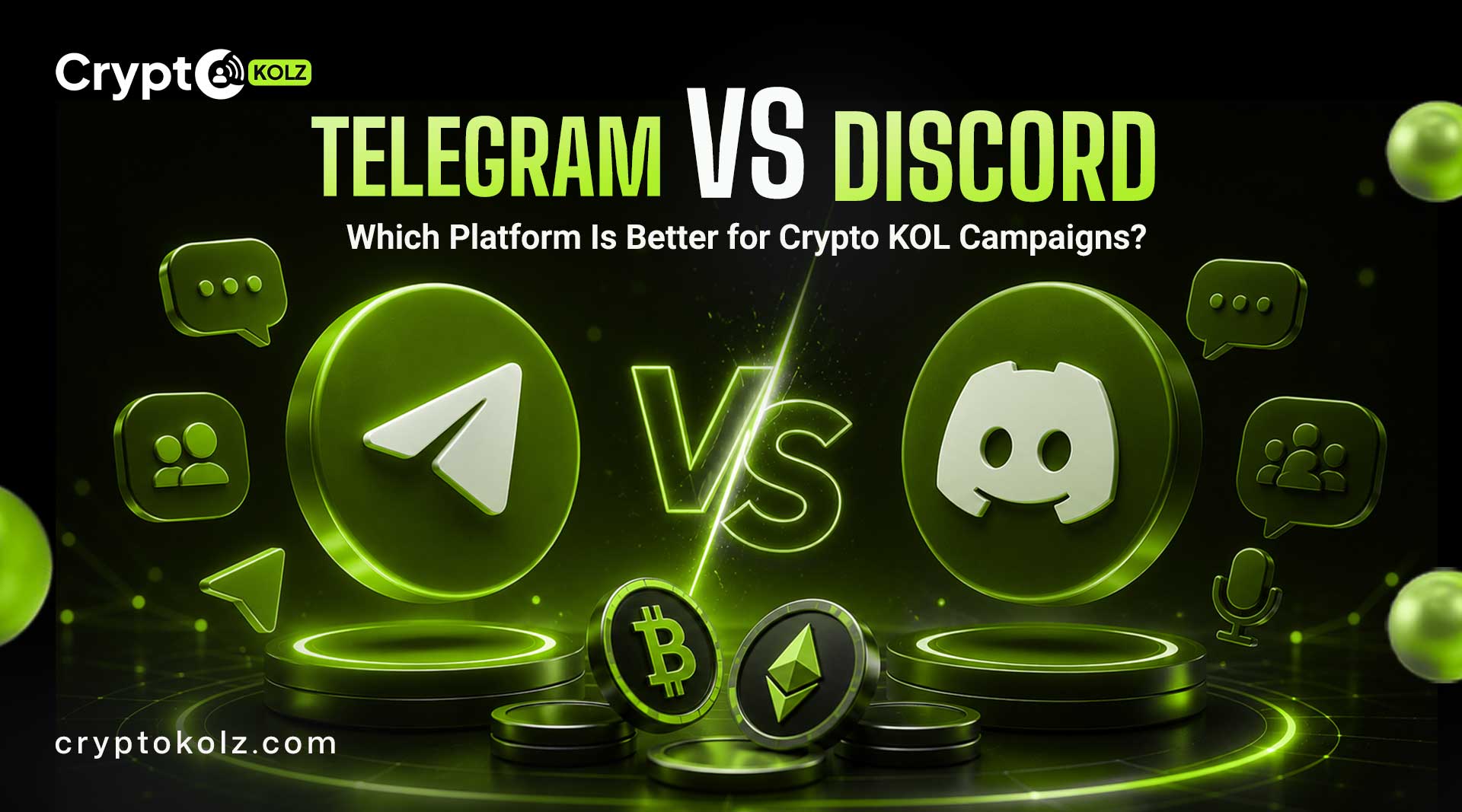 Telegram vs Discord: Best Platform for Crypto KOL Campaigns?