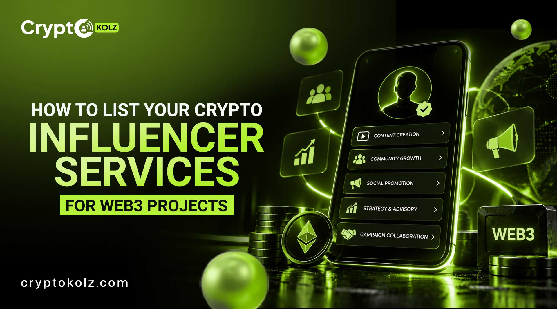How to List Crypto Influencer Services for Web3 Projects