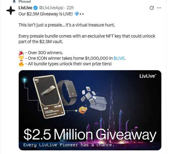 LivLive presale