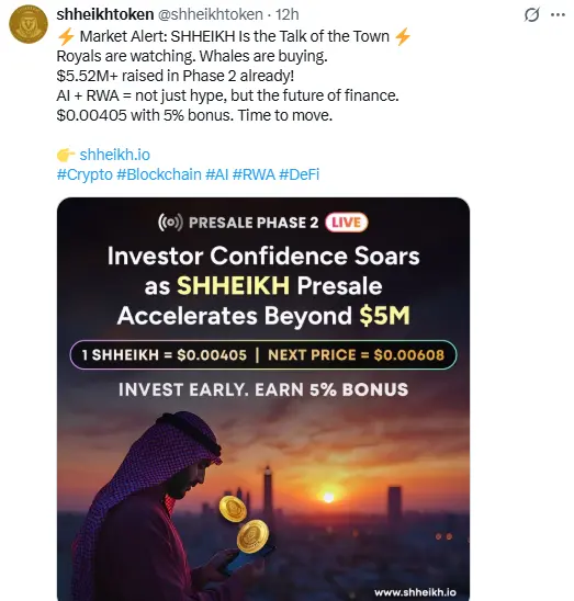 SHHEIKH Presale Phase 2