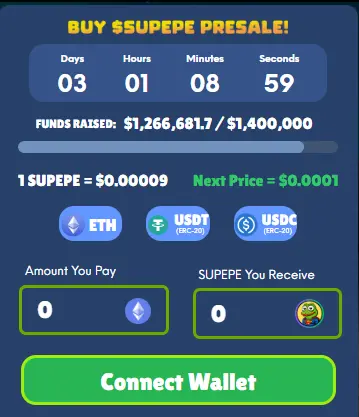 Super Pepe Presale Stage 5