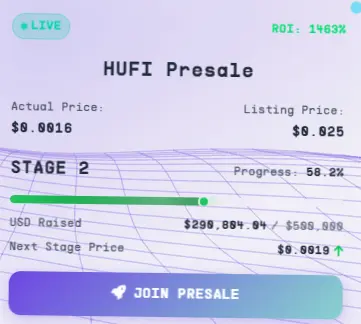 HuntFi Presale Live