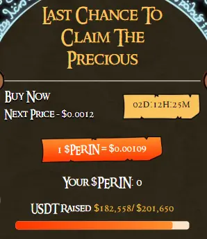 Pepe of The Rings Presale