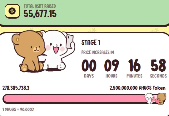 Milk Mocha’s $HUGS Token