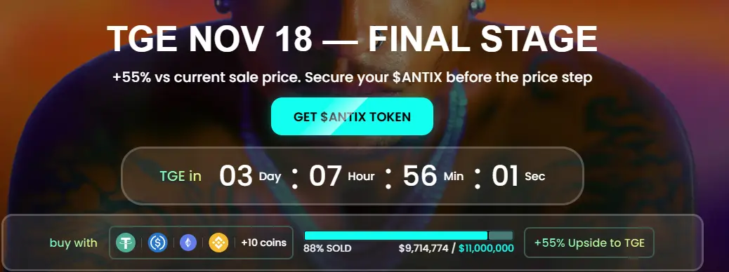 Antix Token Sale